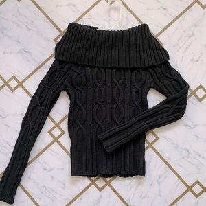 RW&CO Knit Cowl Neck Sweater
